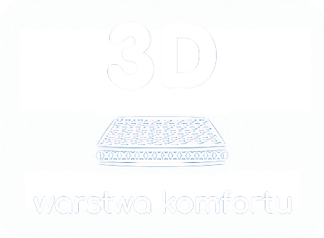 warstwa komfortu 3D bez tla - Materac dla dziecka, materace do łóżeczka, materac dla niemowlaka, materac 160x80, materac do łóżeczka 120x60